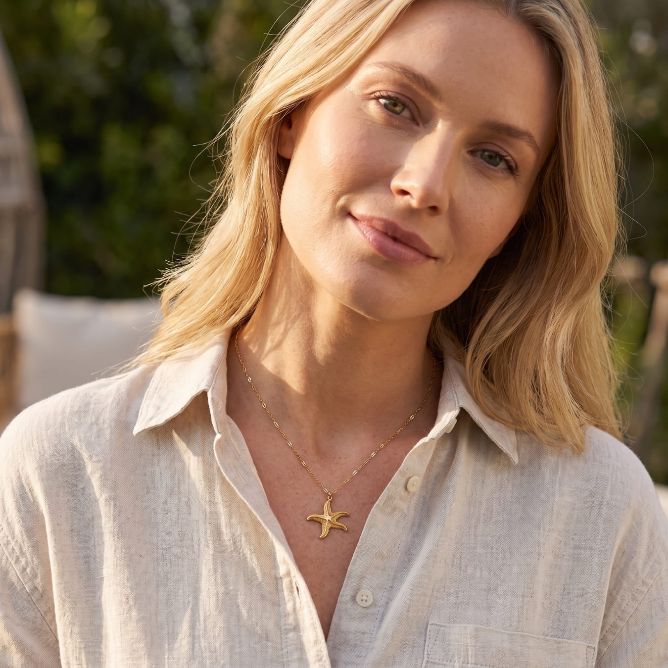The Golden Starfish Necklace