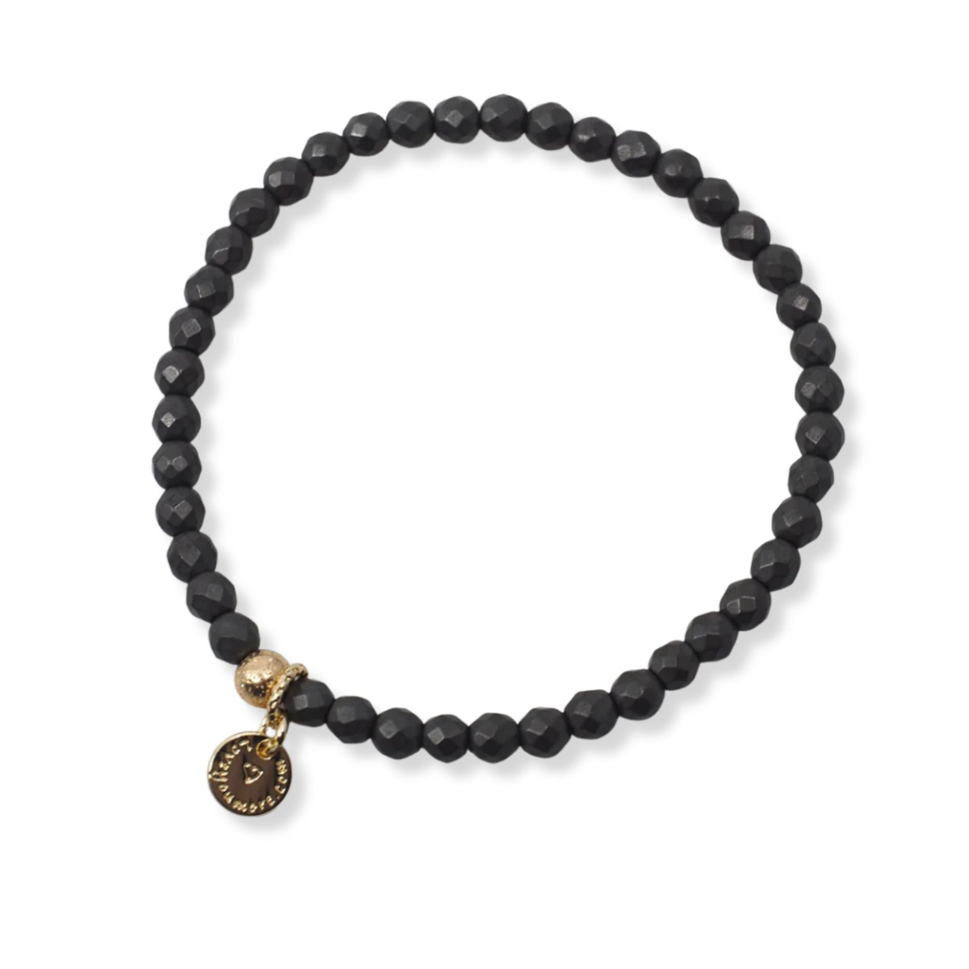 The Luna Bracelet in Geometric Gray