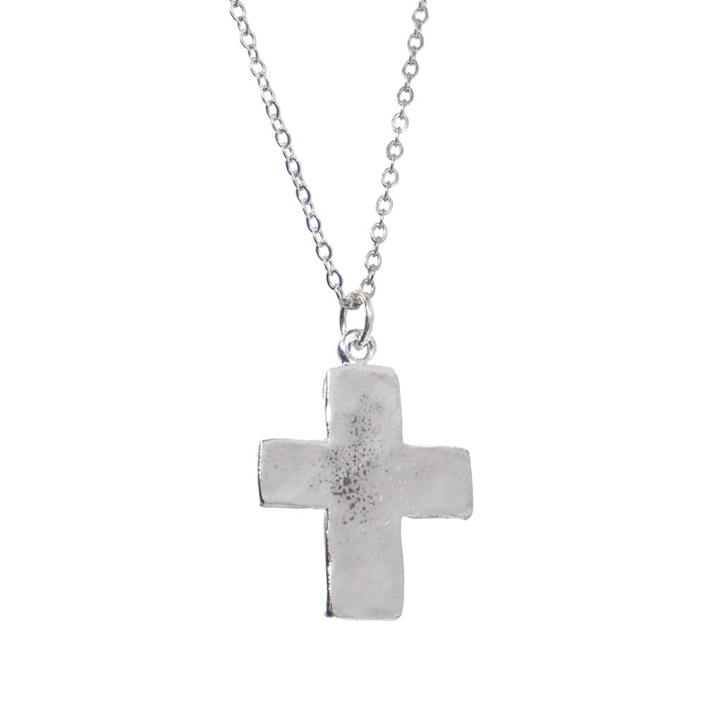 Rustic Walk in Faith Cross Necklace