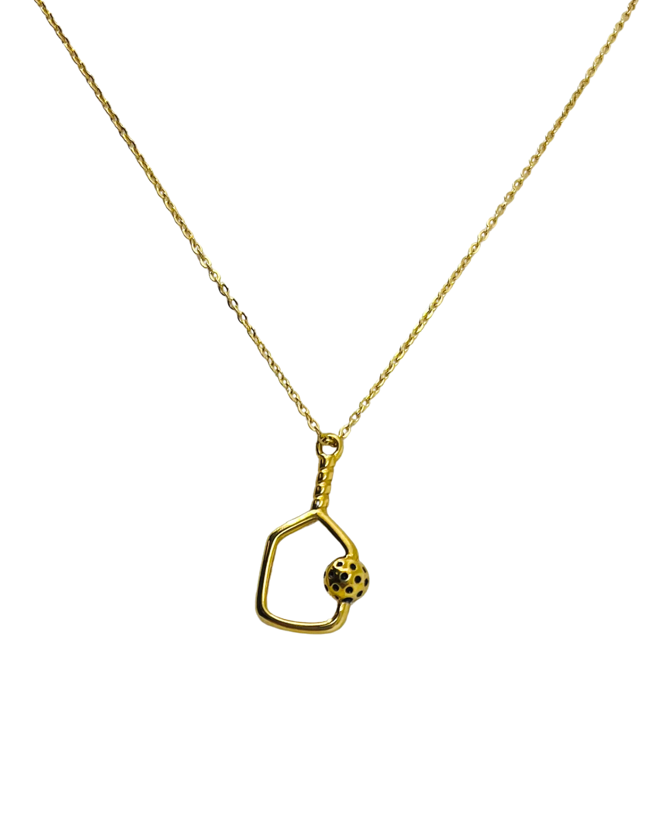 Pickleball Gold Necklace