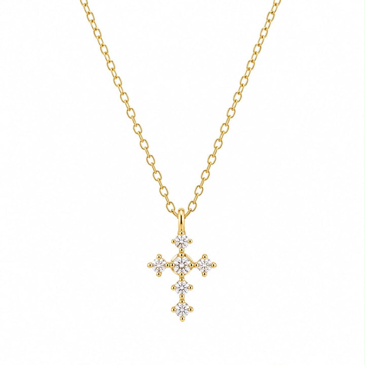 The Sparkle Cross my Heart Necklace