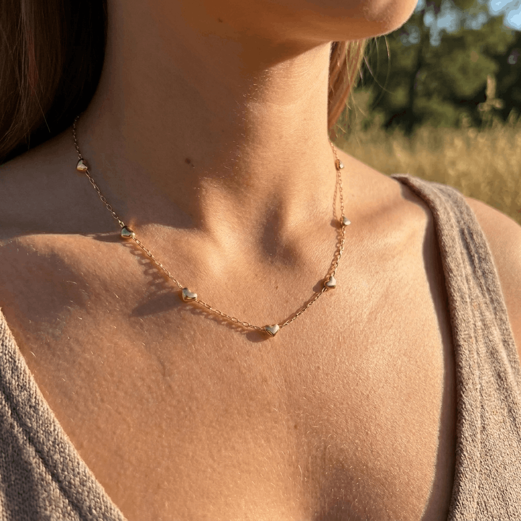 Spaced Heart Lola Necklace