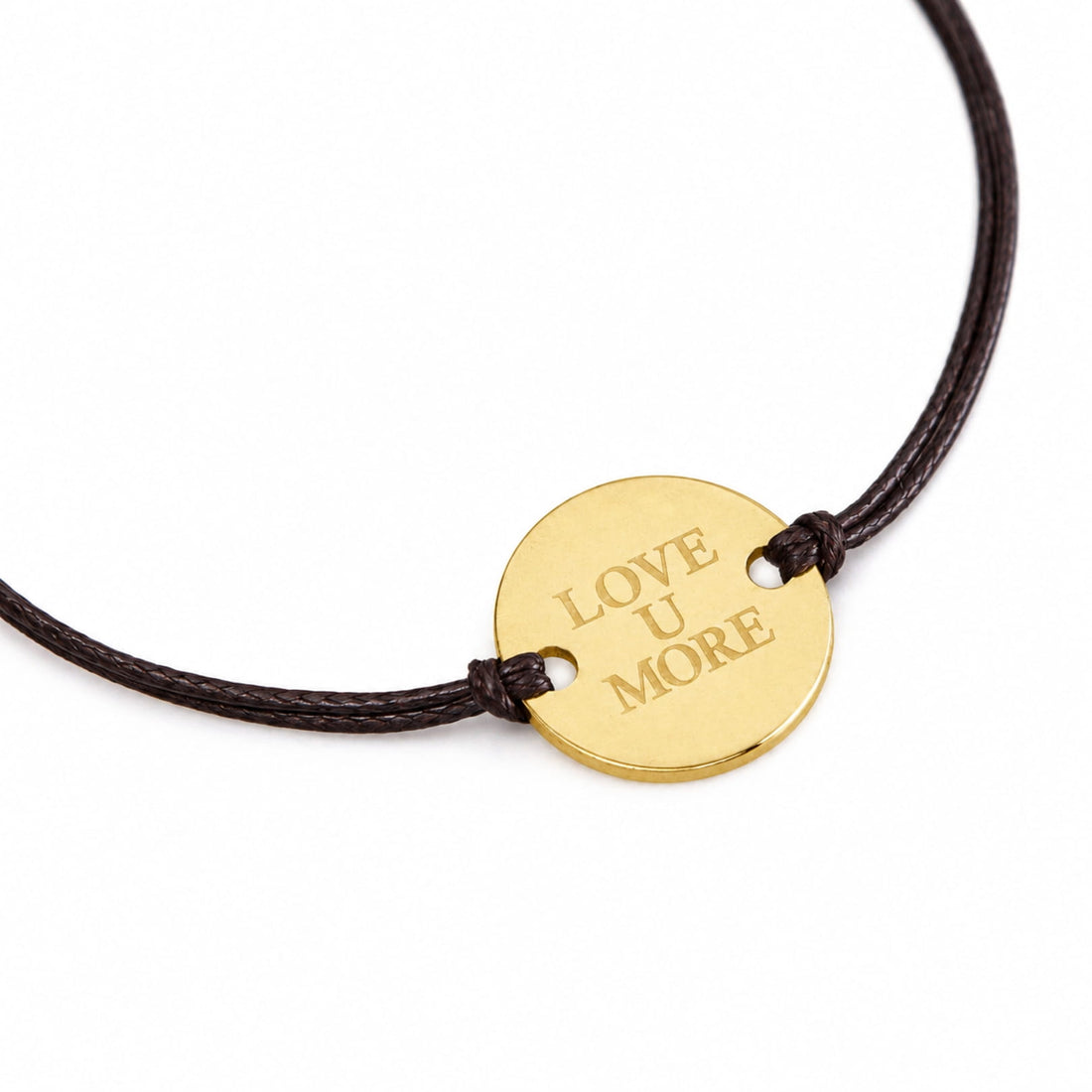 Savannah Cord Bracelet with Love You More Coin