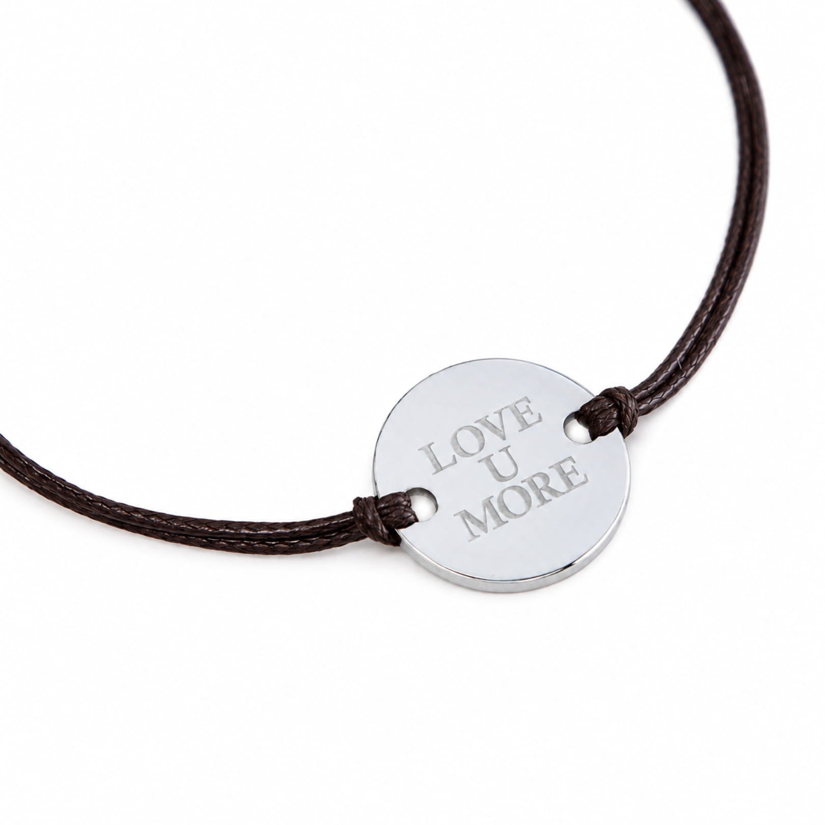 Savannah Cord Bracelet with Love You More Coin