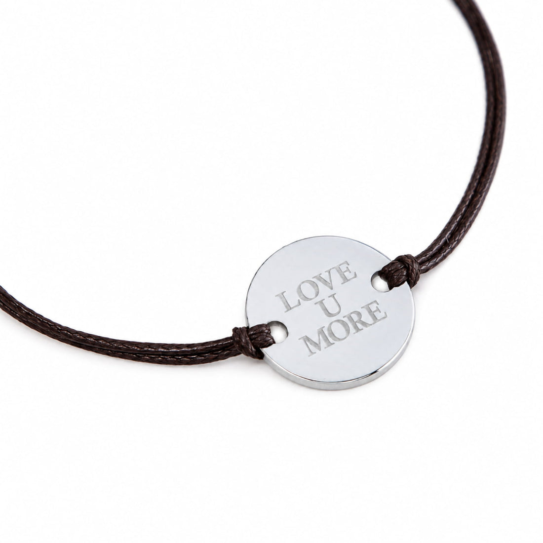Savannah Cord Bracelet with Love You More Coin