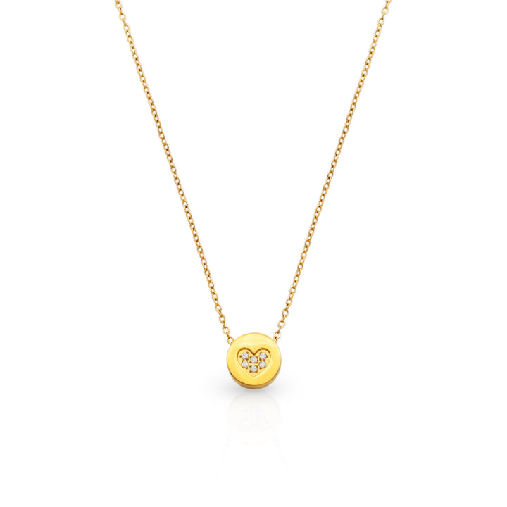 Win My Heart Gold Necklace