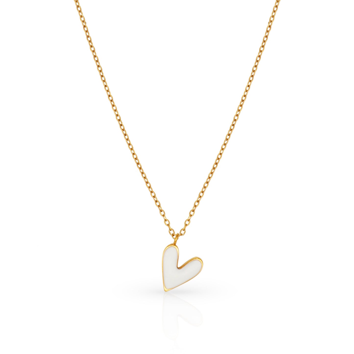 White Young at Heart Gold Necklace