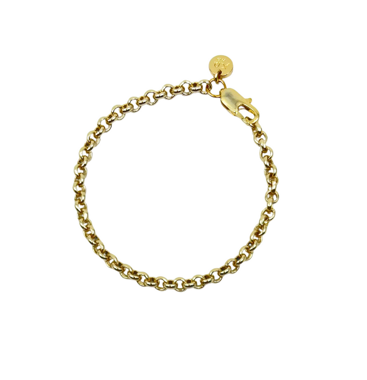 Round Cable Link Bracelet