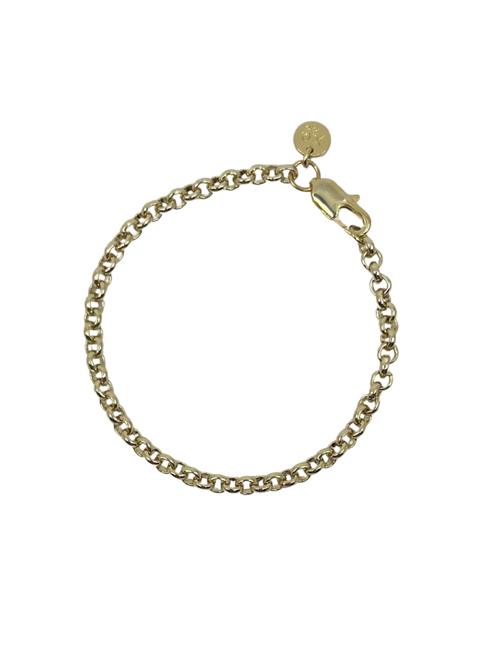 Round Cable Link Bracelet