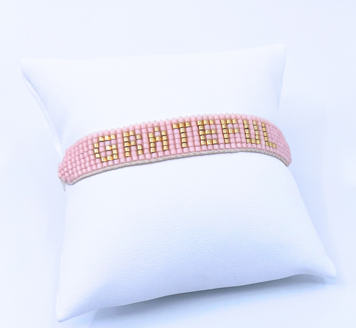 Beaded Word Bracelet