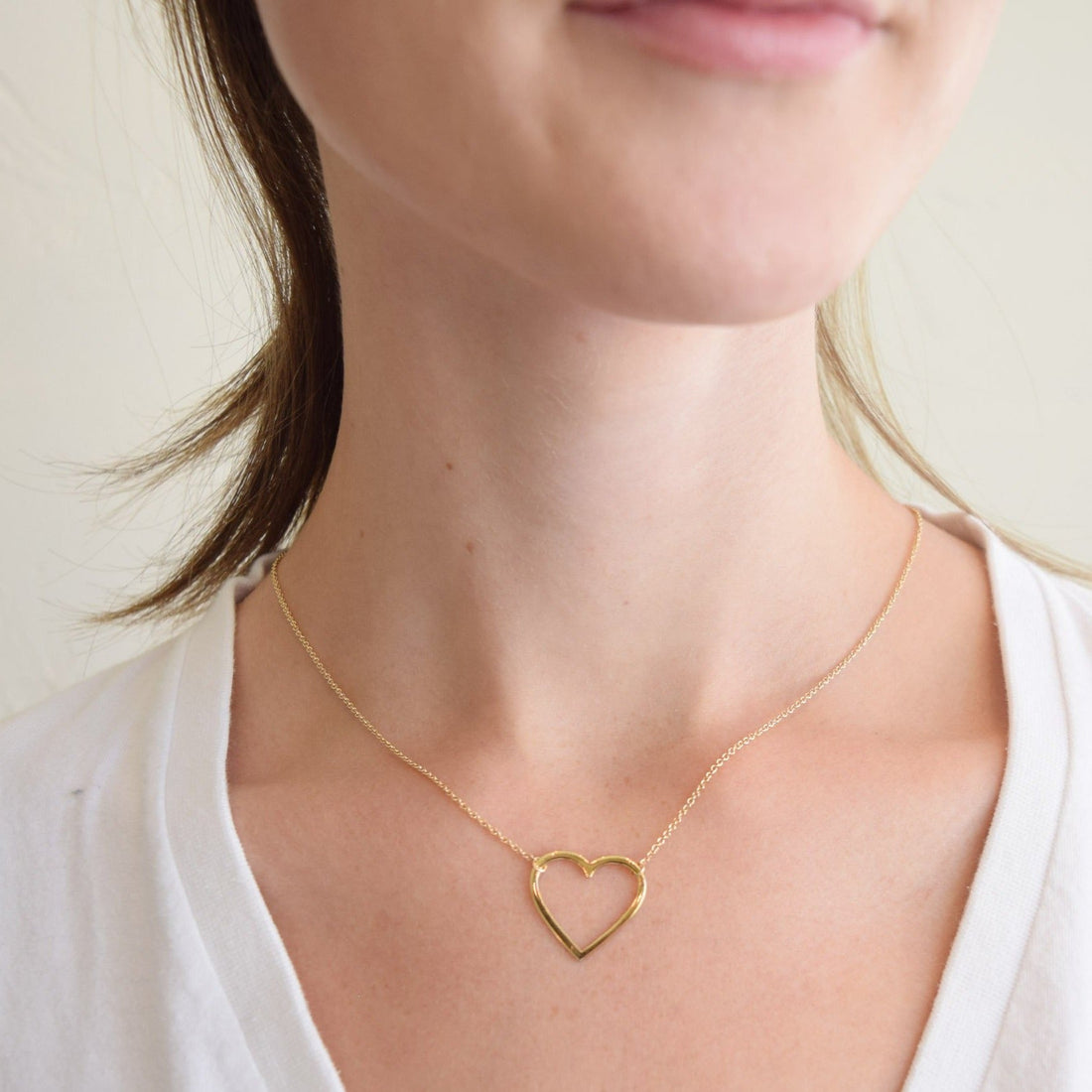 Follow Your Heart Silhouette Necklace