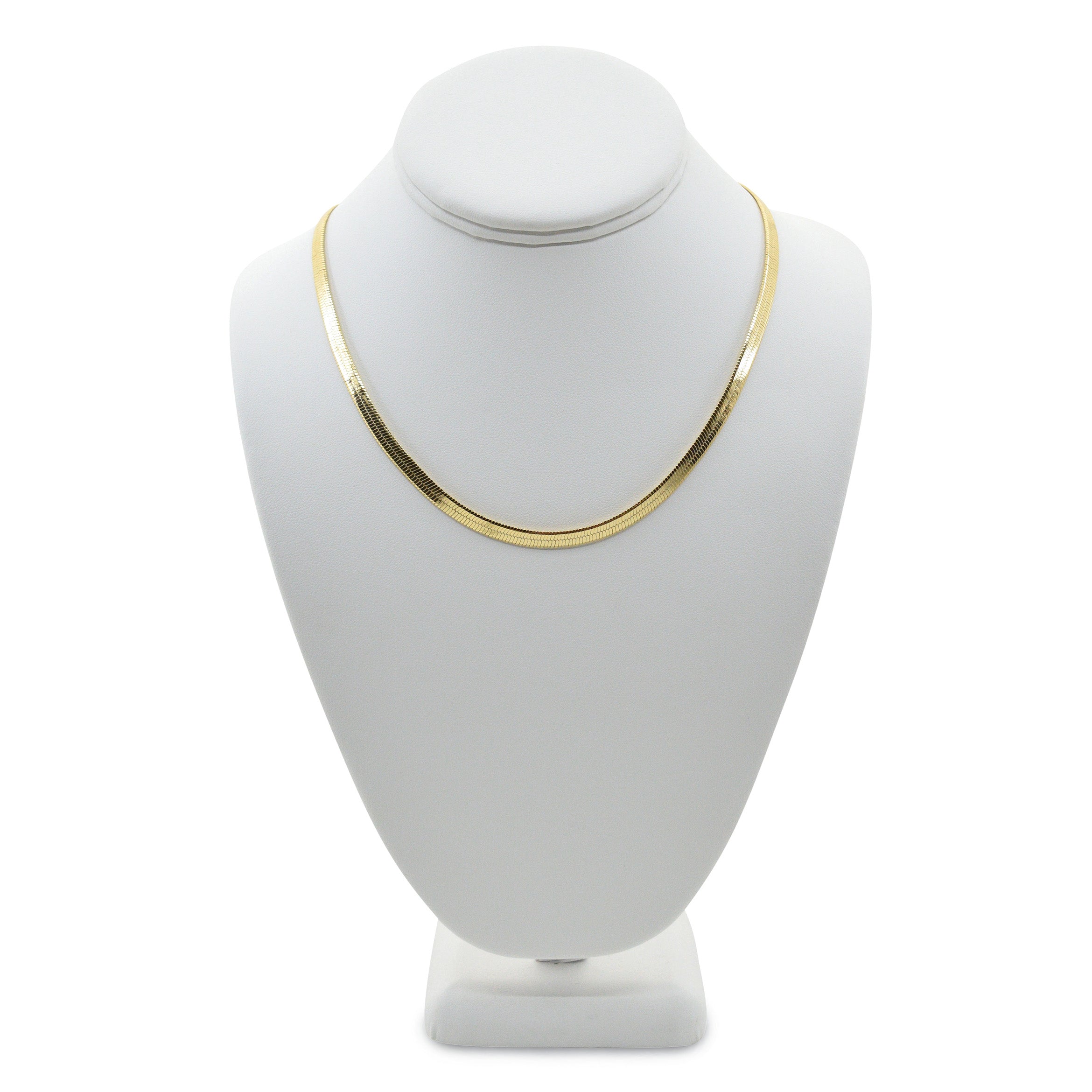 Anne Klein Flat Gold Chain Collar Necklace | Dillard's