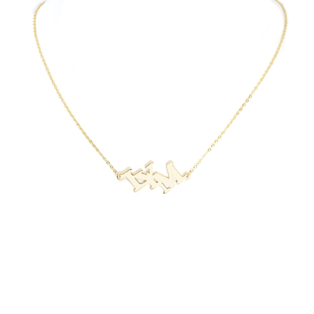 LYM Letter Gold Necklace