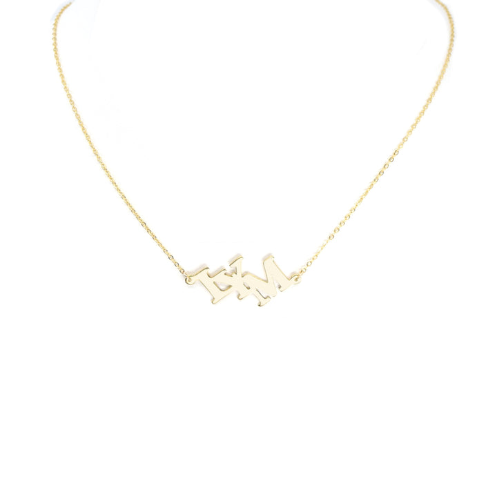 LYM Letter Gold Necklace