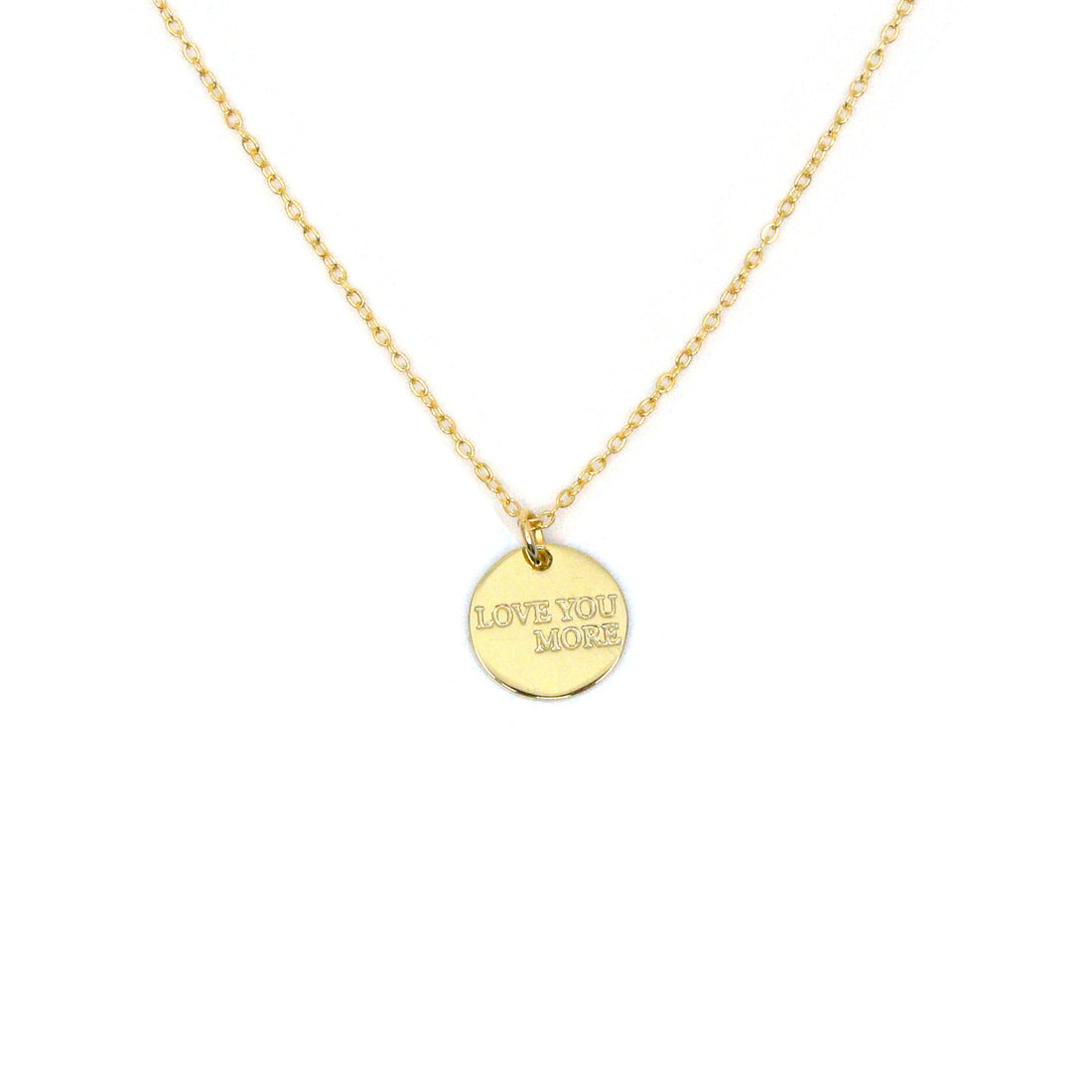 Love You More Coin Necklace