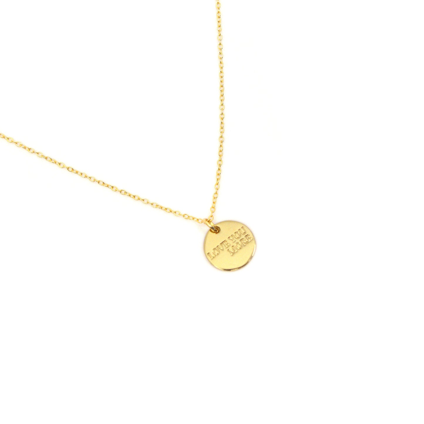 Love You More Coin Necklace