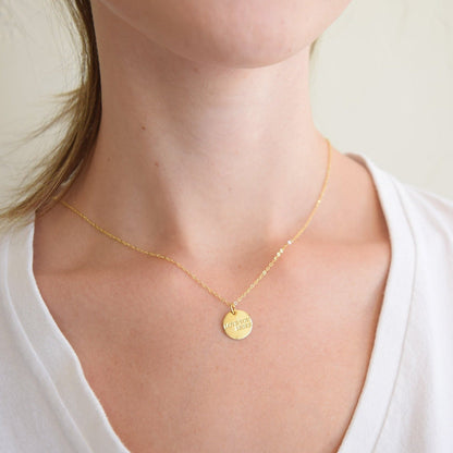 Love You More Coin Necklace