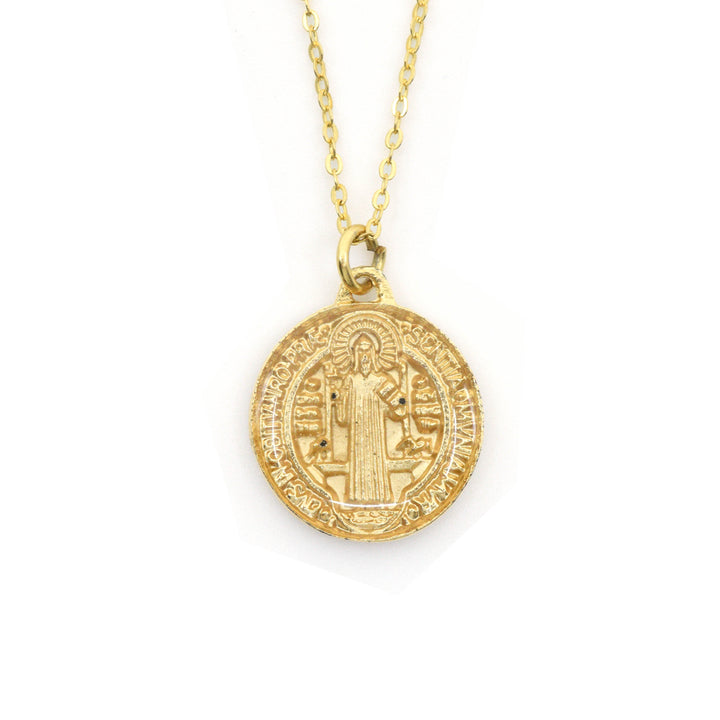 St. Benedict Necklace in Enamel