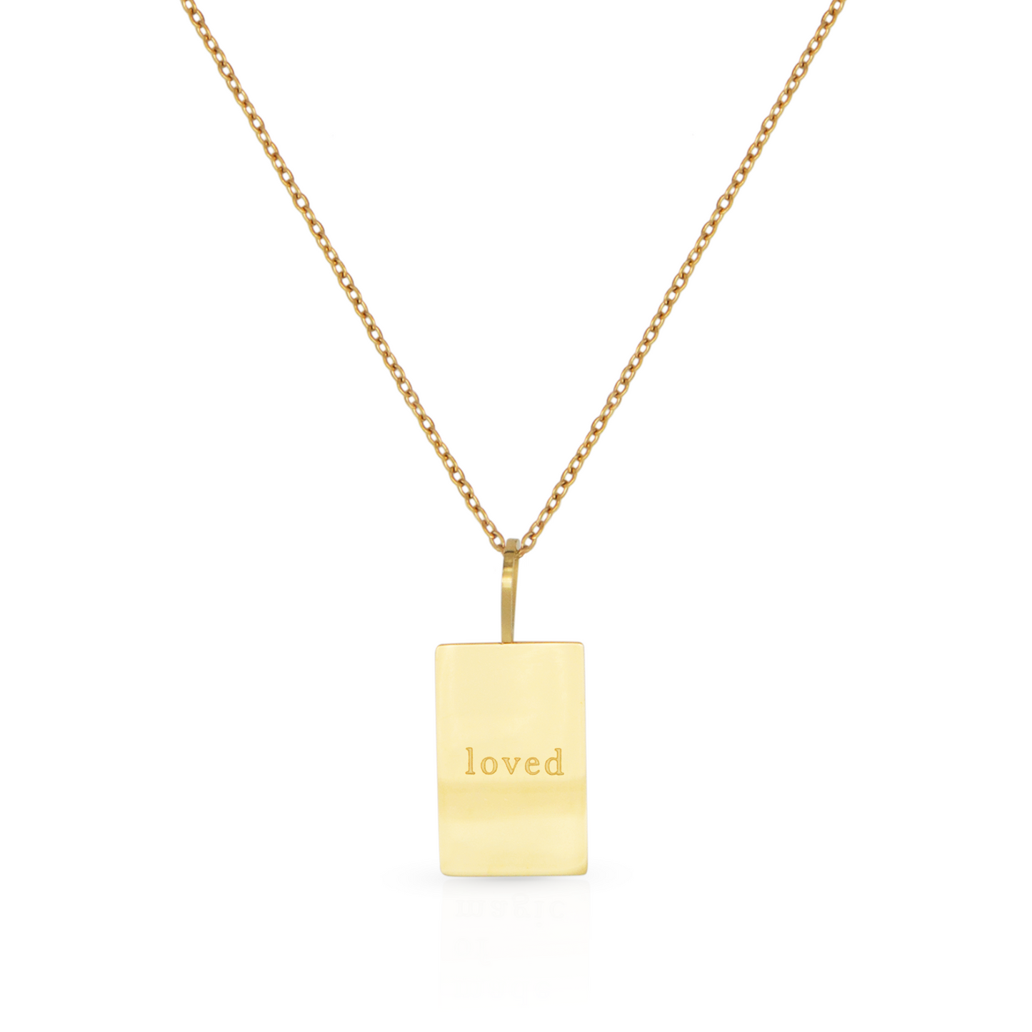 Loved Tag Necklace